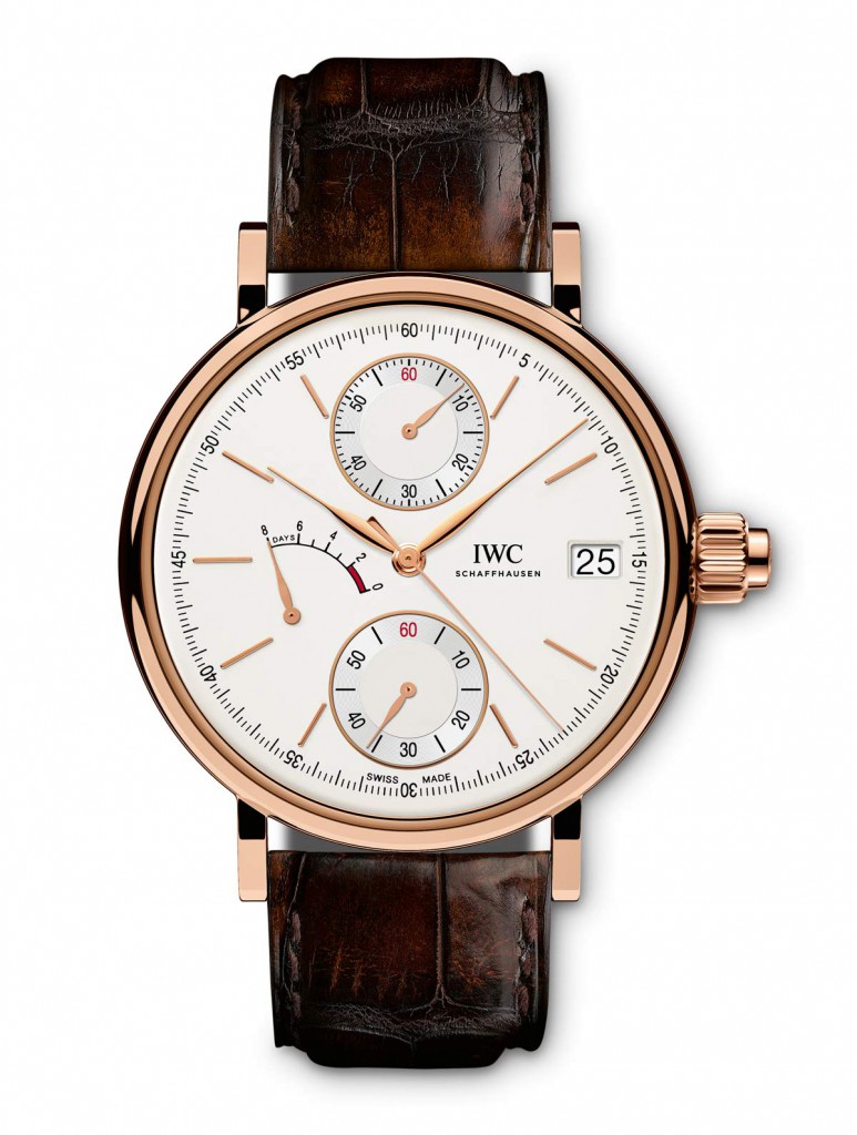 IWC 1st ever single push-button chronograph - IWC Portofino Hand-Wound Monopusher