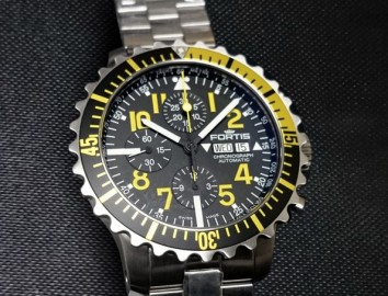 Fortis B-42 Marinemaster Chronograph Yellow 42mm 671.24.14