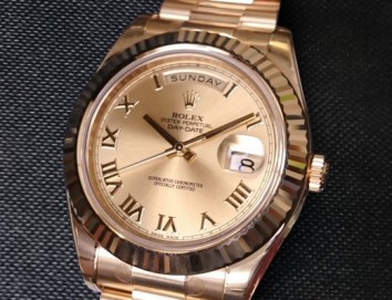 Rolex Date-Date II 41mm 218238 Champagne Dial