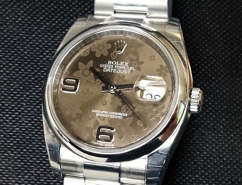 Rolex Datejust 36mm 116200 Brown Motif