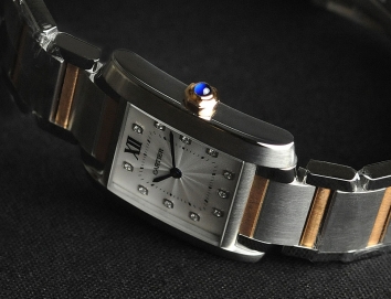 Cartier Tank Francaise Watch Small Model 25mm WE110004