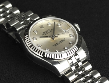 Rolex Datejust Lady 31mm 178274G Silver Dial