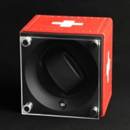 SwissKubik Leather Single Swiss Flag SK01.FA001