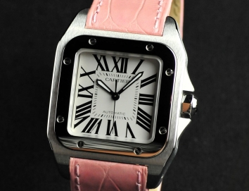 Cartier Santos 100 Watch 36mm W20126X8