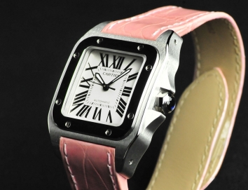 Cartier Santos 100 Watch 36mm W20126X8