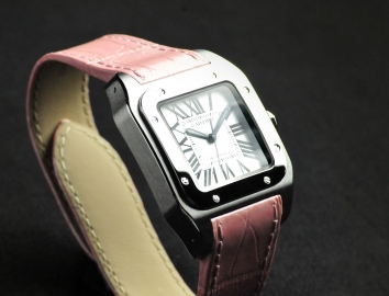 Cartier Santos 100 Watch 36mm W20126X8