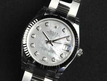Rolex Datejust Lady 31mm 178274G White Mother of Pearl Dial