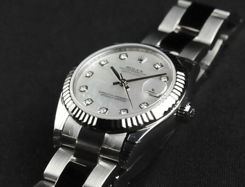 Rolex Datejust Lady 31mm 178274G White Mother of Pearl Dial