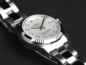 Rolex Datejust Lady 31mm 178274G White Mother of Pearl Dial