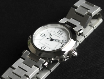 Cartier Pasha C Watch Medium Model 35mm W31074M7