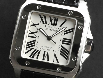 Cartier Santos 100 Watch Large Model 42mm W20073X8