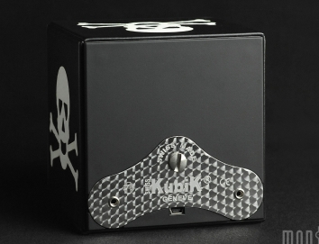 SwissKubik Leather Single Black Skull SK01.FA002