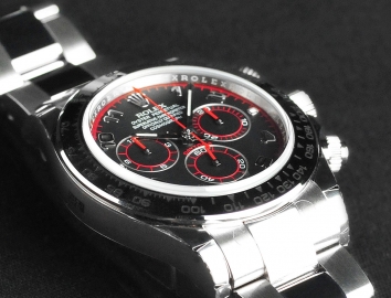 Rolex Cosmograph Daytona 40mm 116509 White Gold Black Dial