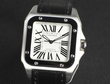 Cartier Santos 100 Watch 36mm W20106X8