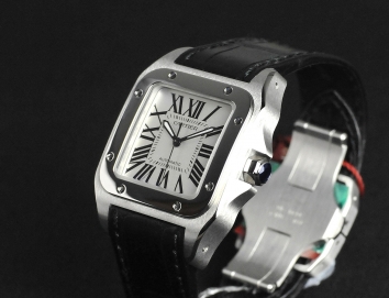 Cartier Santos 100 Watch 36mm W20106X8