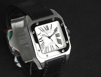 Cartier Santos 100 Watch 36mm W20106X8