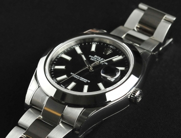 Rolex Datejust II 41mm 116300 Black Index Dial