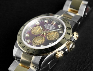 Rolex Cosmograph Daytona 40mm 116523NG Dark Mother of Pearl Dial