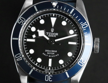 Tudor Heritage Black Bay 41mm 79220B Leather Strap