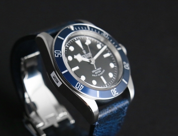 Tudor Heritage Black Bay 41mm 79220B Leather Strap