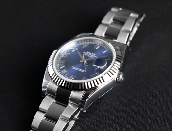 Rolex Datejust II 41mm 116334 Blue Roman