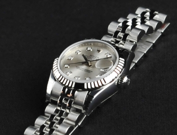 Rolex Lady-Datejust 26mm 179174G Silver Dial