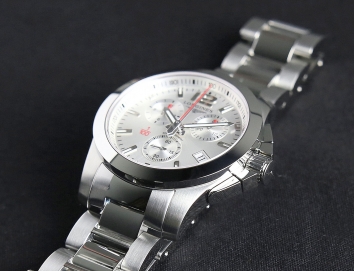 Longines Conquest Chronograph White Dial Stainless Steel Mens Watch 41mm L37004766