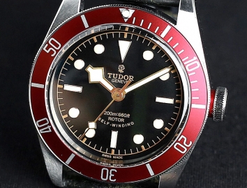 Tudor Heritage Black Bay 41mm 79220R Leather Strap