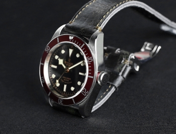 Tudor Heritage Black Bay 41mm 79220R Leather Strap