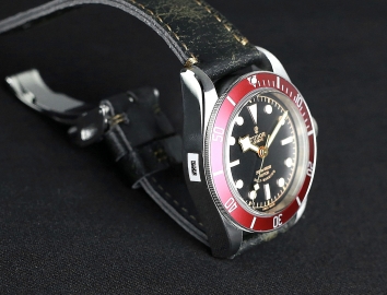 Tudor Heritage Black Bay 41mm 79220R Leather Strap