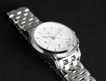 Longines Les Grandes Classiques Chronograph White Dial Steel Men's Watch 39mm L48034126