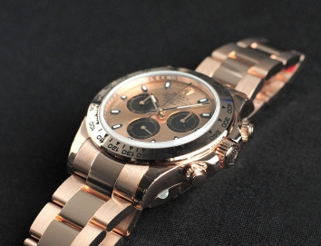Rolex Cosmograph Daytona 40mm 116505 Rosegold Pink Dial