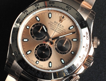 Rolex Cosmograph Daytona 40mm 116505 Rosegold Pink Dial