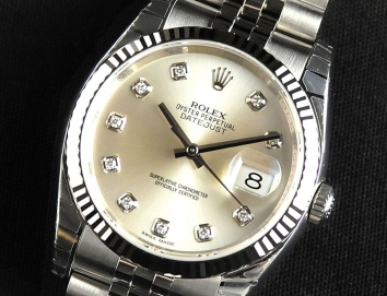 Rolex Datejust 36mm 116234G Silver Roman
