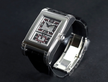 Rolex Cellini Dual Time 29mm 54439 Silver Guilloche Dial